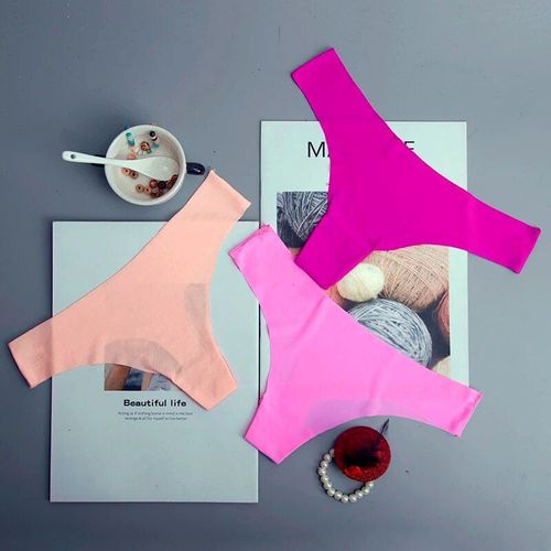 Sous-Vêtements Invisibles Sans Couture Pour Femmes,Culotte T-String Sexy,Lingerie Intime Ultra-Mince Pour Dames,1 Pièce/Lot,Afq1502 - Type Ac126qfenxiafenmei-L