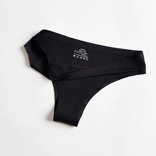 Sous-Vêtements Invisibles Sans Couture Pour Femmes,Culotte T-String Sexy,Lingerie Intime Ultra-Mince Pour Dames,1 Pièce/Lot,Afq1502 - Type Afq1502hei-M