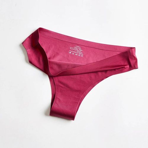 Sous-Vêtements Invisibles Sans Couture Pour Femmes,Culotte T-String Sexy,Lingerie Intime Ultra-Mince Pour Dames,1 Pièce/Lot,Afq1502 - Type Afq1502zihong-M
