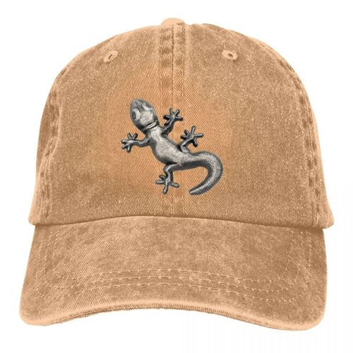 Casquette De Baseball Délavée Pour Hommes,Casquettes Snapback De Camionneur Palau Argenté,Chapeau De Papa,Chapeaux De Golf Grovos Lizard Animal