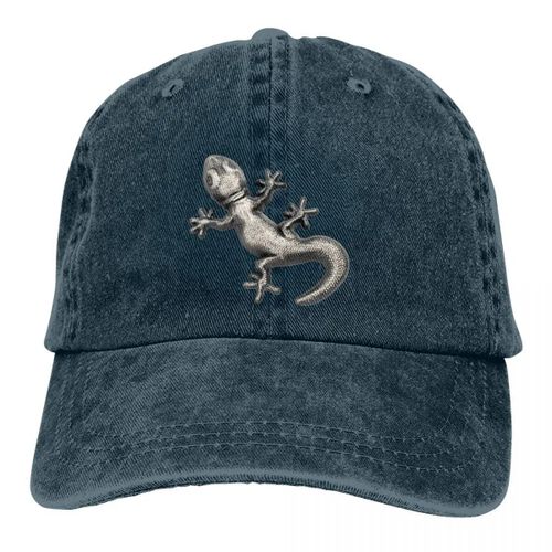 Casquette De Baseball Délavée Pour Hommes,Casquettes Snapback De Camionneur Palau Argenté,Chapeau De Papa,Chapeaux De Golf Grovos Lizard Animal