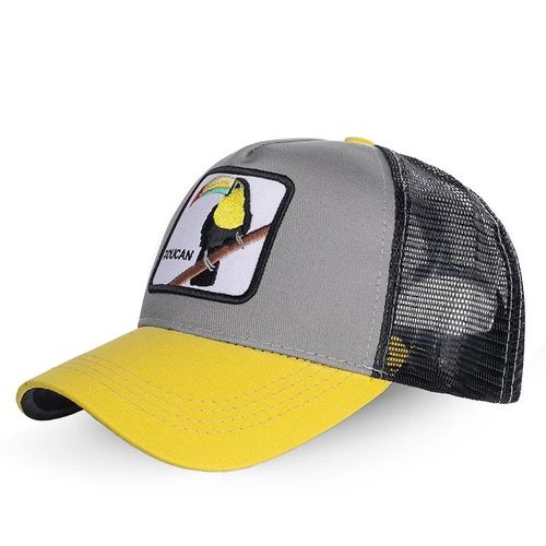 Casquettes De Baseball Brodées D'animaux Pour Hommes Et Femmes,Snapback Hip Hop,Chapeau D'été Respirant,Chapeau De Camionneur En Maille Pour Papa,Mode