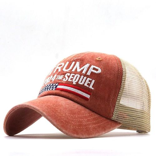 Casquette En Maille Brodée Pour Femmes,Chapeau De La Fédération De Russie,Donald,Donald,Trump,2024