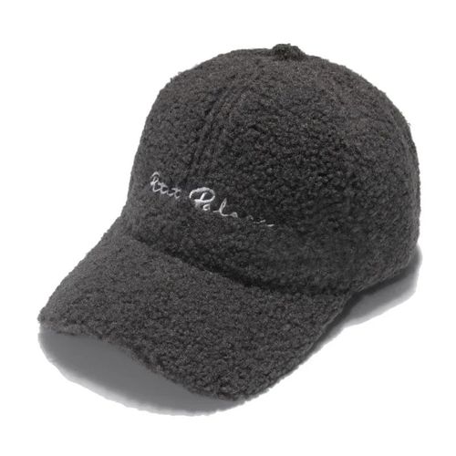 Chapeaux En Fourrure D'agneau Pour Femmes,Casquette De Baseball En Peluche,Visière Chaude,Version Coréenne,Lettre De Marée,Automne,Hiver