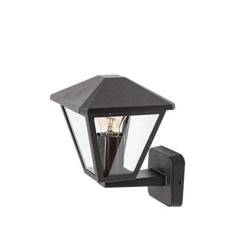 Applique Extérieur En Aluminium Avec Abat-Jour En Verre Sans Source Lumineuse Rabalux Paravento E27 1xmax 40w 16x22cm L19,5cm Ip44