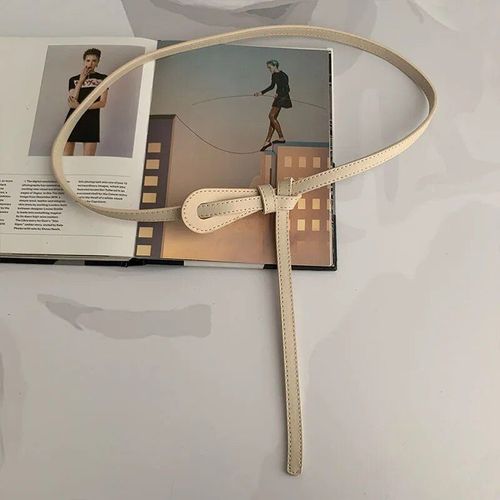 Ceinture En Cuir Pu Souple Pour Femme,N?ud Fin,Sangles Café Noir,Robe Longue Sauvage,Ceinture Pour Femme,Accessoires De Manteau,Environnement,