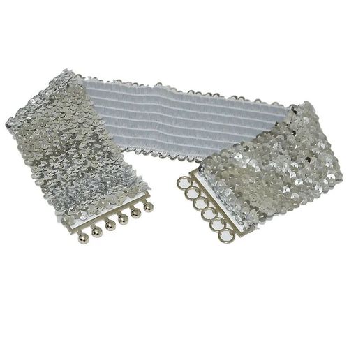 Ceinture À Paillettes Artificiel Astique Pour Femme,Corset À Taille Large,Structure En Métal,Sangle De Corset Décorative,Accessoire De Robe De Soirée