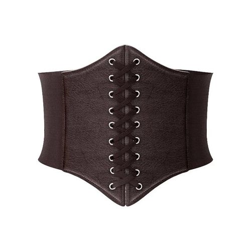 Ceinture Ultra Large Vintage En Cuir Pu Pour Femme,Accessoire De Taille Haute Pour Chemise Et Robe