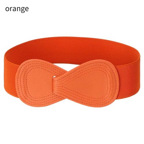 Ceinture Extensible Avec N?ud Papillon Pour Femme,Large Crochet Élastique,Décoration Pour Robe,Manteau,Vêtements Tout-Assorti