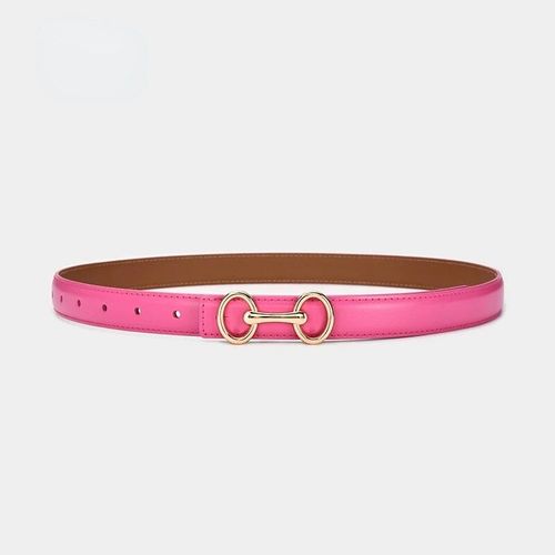 Ceinture En Cuir En Alliage De Zinc Pour Femme,Ceinture De Jeans Sauvage Simple,Ins Coréens,Ceinture Décorative À La Mode Avec Un Fjk Imbibé