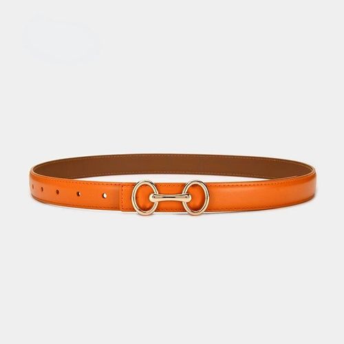Ceinture En Cuir En Alliage De Zinc Pour Femme,Ceinture De Jeans Sauvage Simple,Ins Coréens,Ceinture Décorative À La Mode Avec Un Fjk Imbibé