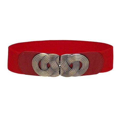 Ceinture Large Élastique Pour Femmes,Vintage,Boucle En Métal,Ceinture Élégante,Robe Décorative,Mode,Sceau De Taille