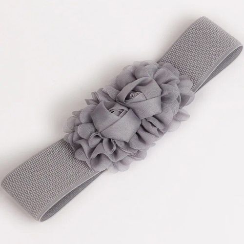 Ceinture Élastique Large Commandée Pour Femme,Ceinture Fleur Document Solide,Environnement Pour Fille,2023