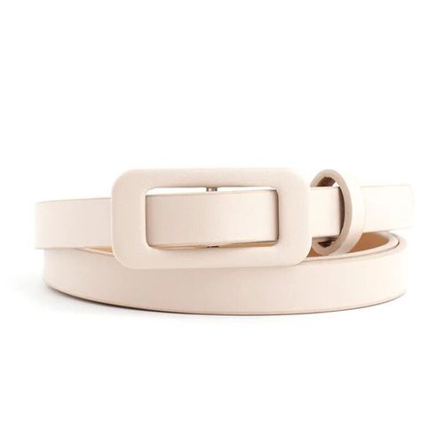 Ceinture En Jean Pour Femme,Couleur Unie,À La Mode,Carrée,Pour Robe En Jean,Accessoire Décoratif,Fin