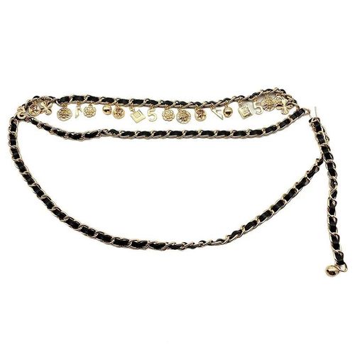 Gland En Cuir Tissé Multicouche Pour Femme,Accessoires De Gril Pendentif Multi-Éléments,Environnement Pour La Taille