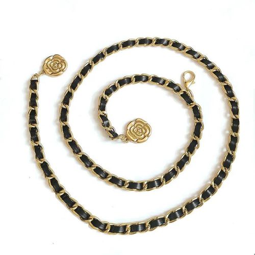 Gland En Cuir Tissé Multicouche Pour Femme,Accessoires De Gril Pendentif Multi-Éléments,Environnement Pour La Taille