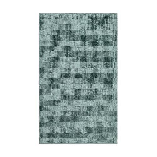Tapis de bain tufté vert de gris 70x120