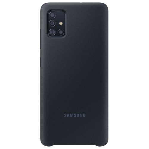 Samsung Silicone Cover Ef-Pa515 - Coque De Protection Pour Téléphone Portable - Silicone - Noir - Pour Galaxy A51