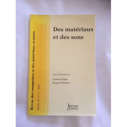Des Materiaux Et Des Sons