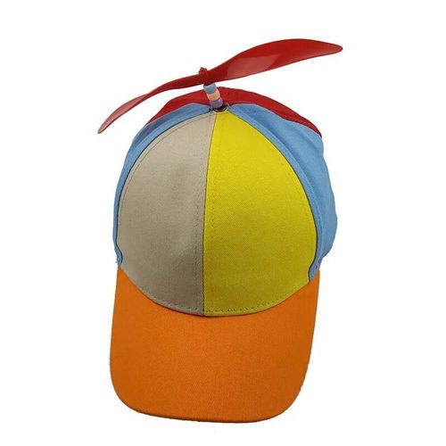 Casquette De Baseball À Hélice Multicolore Pour Adultes Et Enfants,Snapback Moulinet D'été Drôle,Accessoires De Plein Air,Poignées Amovibles