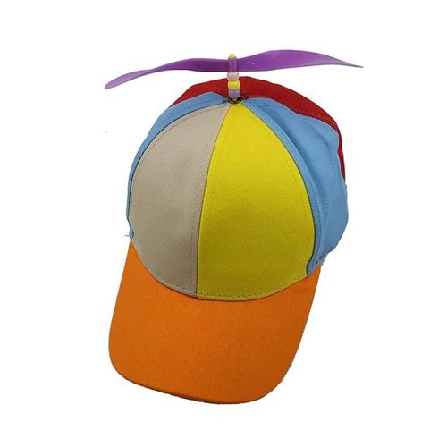 Casquette De Baseball À Hélice Multicolore Pour Adultes Et Enfants,Snapback Moulinet D'été Drôle,Accessoires De Plein Air,Poignées Amovibles