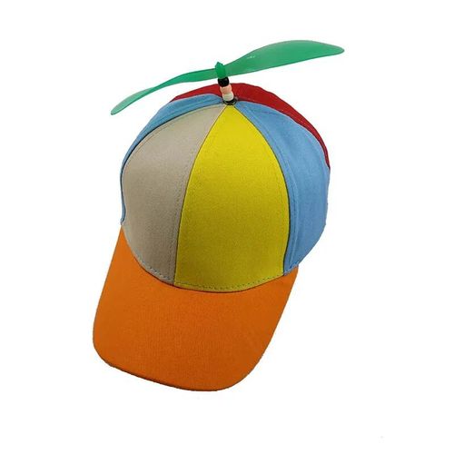 Casquette De Baseball À Hélice Multicolore Pour Adultes Et Enfants,Snapback Moulinet D'été Drôle,Accessoires De Plein Air,Poignées Amovibles