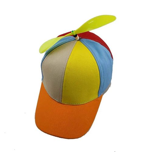 Casquette De Baseball À Hélice Multicolore Pour Adultes Et Enfants,Snapback Moulinet D'été Drôle,Accessoires De Plein Air,Poignées Amovibles