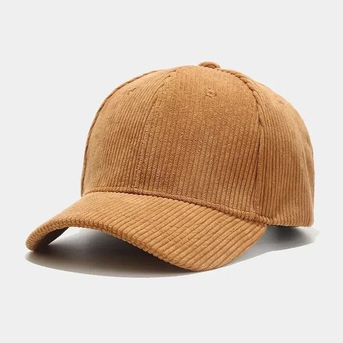Casquette De Baseball En Velours Côtelé Pour Hommes Et Femmes,Chapeau De Sport Hip Hop,Réglable,Vintage,Unisexe,Extérieur,Printemps,Automne