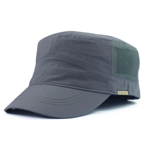 Casquette Plate Surdimensionnée En Maille Pour Adulte,Chapeau Fin D'été En Polyester Pour L'extérieur,Casquette Militaire De Grande Taille 55-60cm 60-66cm