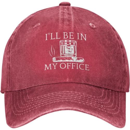 Casquette De Baseball I'll Be In My Office Pour Femme,Chapeau Avec Design