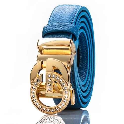 Bahongun-Ceinture En Cuir Véritable Pour Femme,Style,Marque De Luxe,Pour Jean,Business,Loisirs,Métal