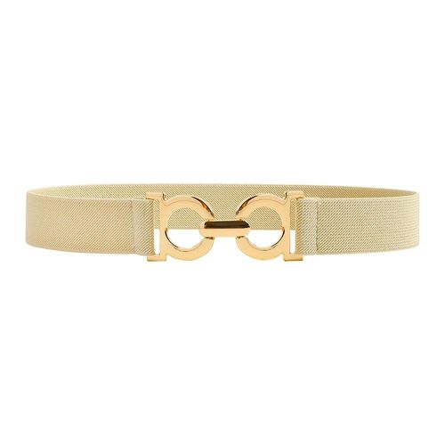 Audiseal-Ceinture Élastique À Boucle Ardillon Carrée Pour Femme,Large,Commandée Avec Veste De Costume,Mode