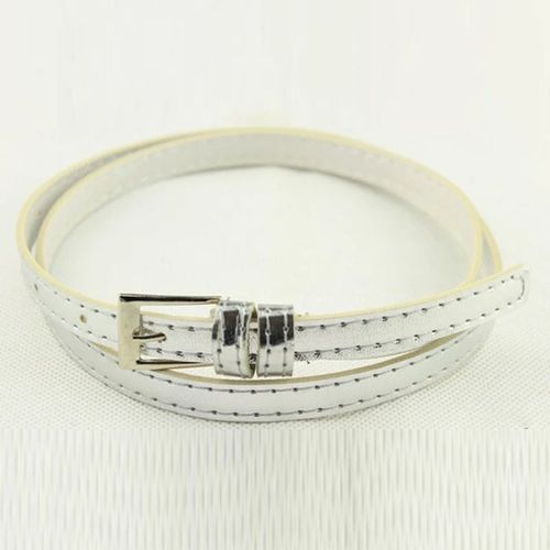 Ceintures En Cuir Pu Pour Femmes,Fines Et Fines,Ajustables,Couleurs Acidulées,Pour Robe