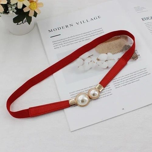 Jupe Élégante À Double Perles Pour Femmes,Bretelles Élastiques,Décoration De Jupe,Ceintures De Surintendant Ser