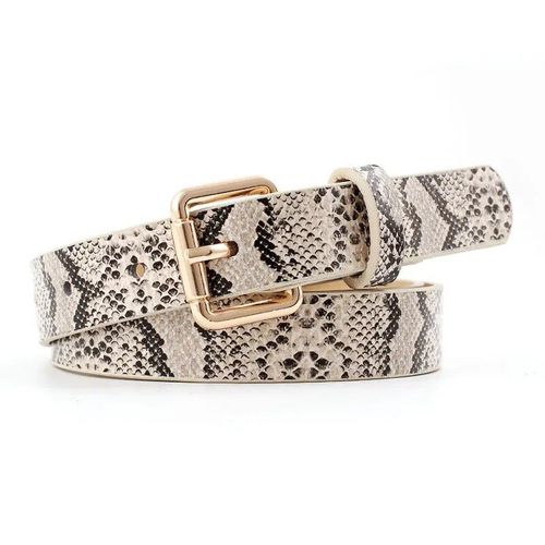 Ceinture Léopard Pour Femme,Ceinture À Motif Zèbre,Ceinture Pour Femme,Robe Classique,Environnement Vintage