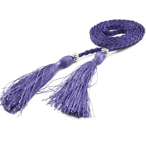 Ceinture À Pampilles Tressée Chinoise Pour Femme,Manteau De Robe,Style Bohémien Coloré,Ceinture De Taille Fine,Accessoires