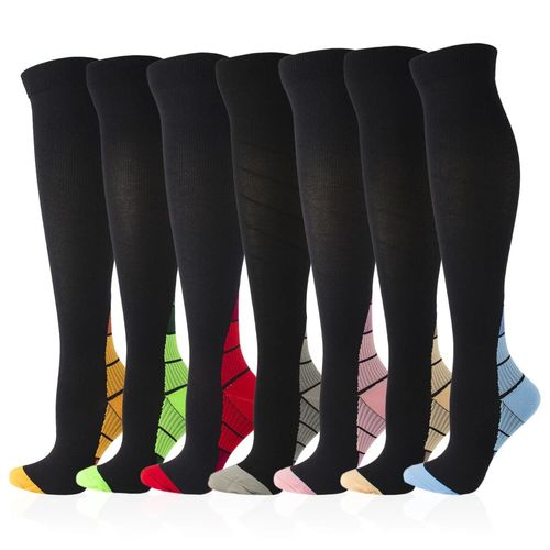 Bas De Football À Compression Athlétique,Plusieurs Paires,Chaussettes Pour Hommes Et Femmes,Pour Oedème,Diabète,Varices