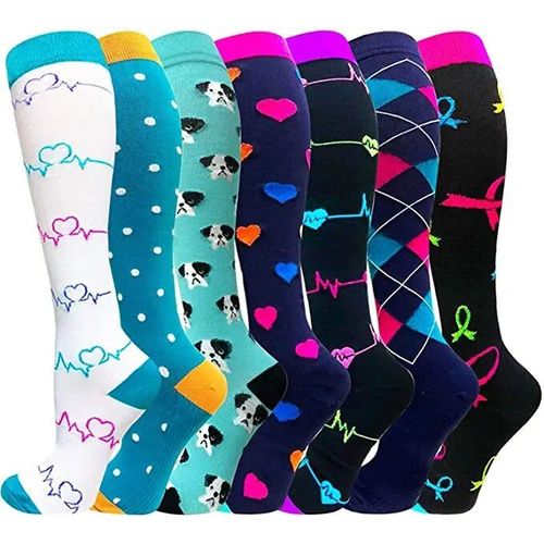 Chaussettes De Compression,30 Mmhg,Bas De Sport Unisexes Pour Hommes,Football,Course En Plein Air,Marathon,Longues Pressions