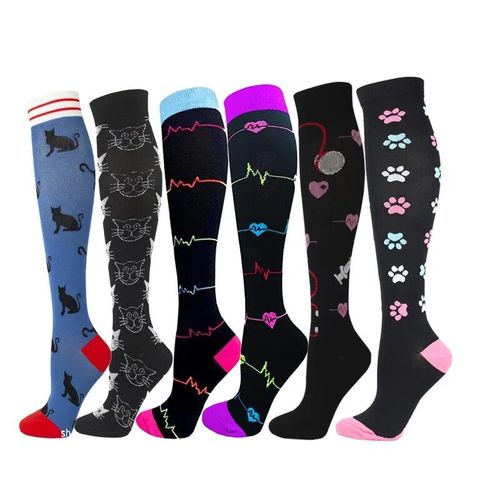 Chaussettes De Compression Pour Hommes,Bas De Sport En Plein Air,Marathon,Pour Athlétisme
