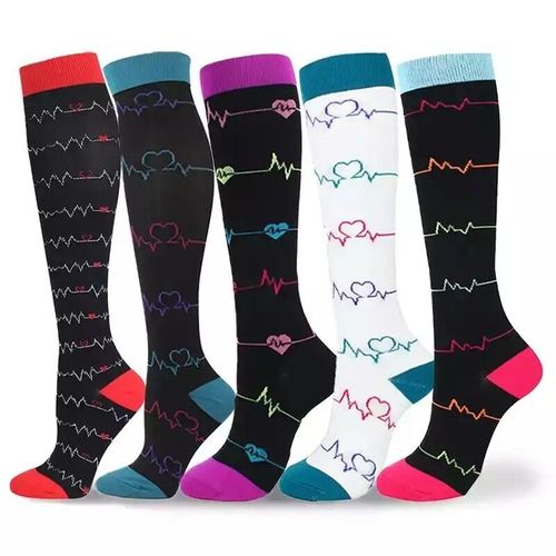 Bas De Football À Compression Athlétique,Plusieurs Paires,Chaussettes Pour Hommes Et Femmes,Pour Oedème,Diabète,Varices