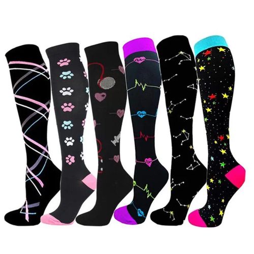 Bas De Football À Compression Athlétique,Plusieurs Paires,Chaussettes Pour Hommes Et Femmes,Pour Oedème,Diabète,Varices