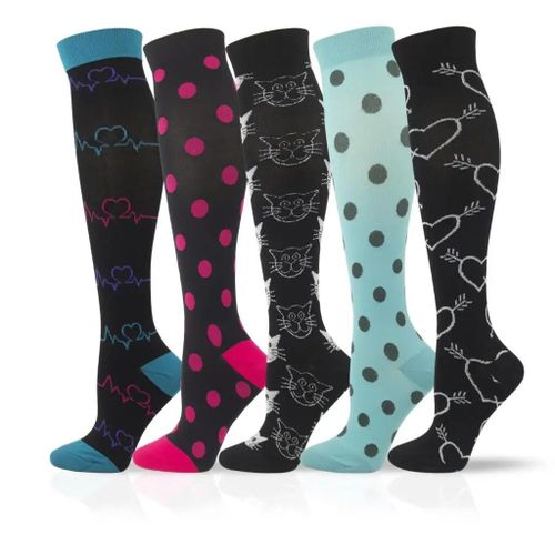 Bas De Football À Compression Athlétique,Plusieurs Paires,Chaussettes Pour Hommes Et Femmes,Pour Oedème,Diabète,Varices