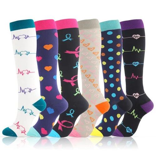 Bas De Football À Compression Athlétique,Plusieurs Paires,Chaussettes Pour Hommes Et Femmes,Pour Oedème,Diabète,Varices