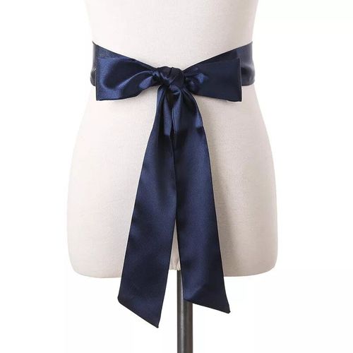 Injribbon-Ceinture En Mousseline De Soie,Super Écharpe Pour Femmes,Ceinture À N?ud Super Longue,Ceinture Multifonctionnelle