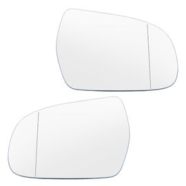 Gauche Et Droite - Rétroviseur Adhésif De Remplacement Convexe Grand Angle, Pour Audi A3 A4 A5 S3 S4 S5 Qufresh 2011-2017