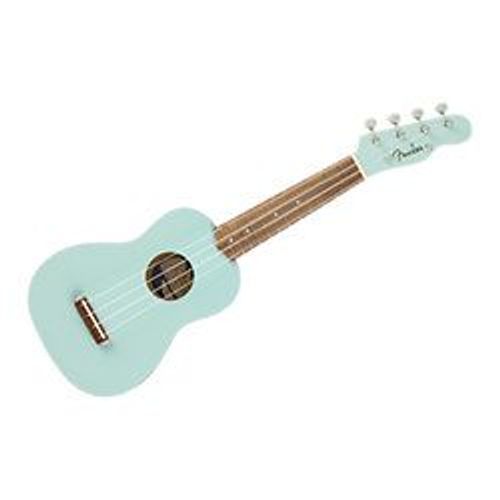 Fender Venice Soprano Uke - Touche Noyer - Daphne Blue