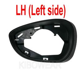 Gauche Gauche - Support De Cadre De Rétroviseur Latéral Pour Ford Fiesta, Mk7 Mkvii, 2009-2017, 2010, 2011, 2012, 2013, 2014, 2015, 2016, Garniture De Contour De Verre D'aile