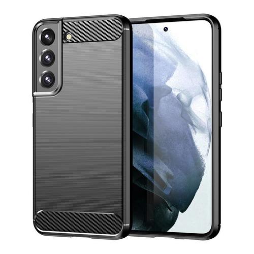 Coque De Téléphone Portable Ultra-Mince, Nior Étui En Fiber De Carbone Brossé, Léger Et Entièrement Protégé, Pour Samsung S22 Ultra