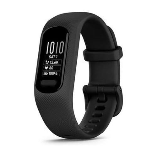 Garmin Vívosmart 5 - Tracker D'activités Avec Bracelet - Silicone - Noir - Taille Du Bracelet : S/M - Monochrome - Bluetooth, Ant+ - 24.5 G