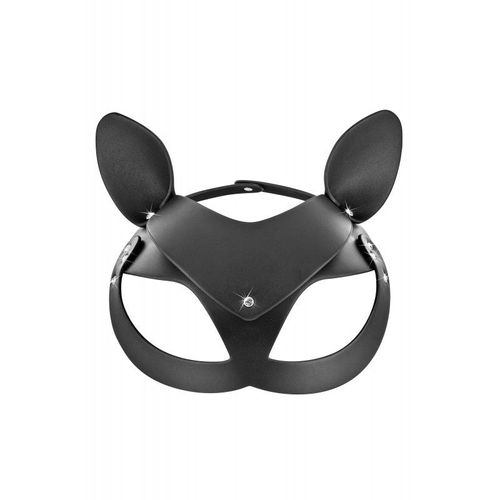 Masque Noir Catwoman Simili Cuir Noir